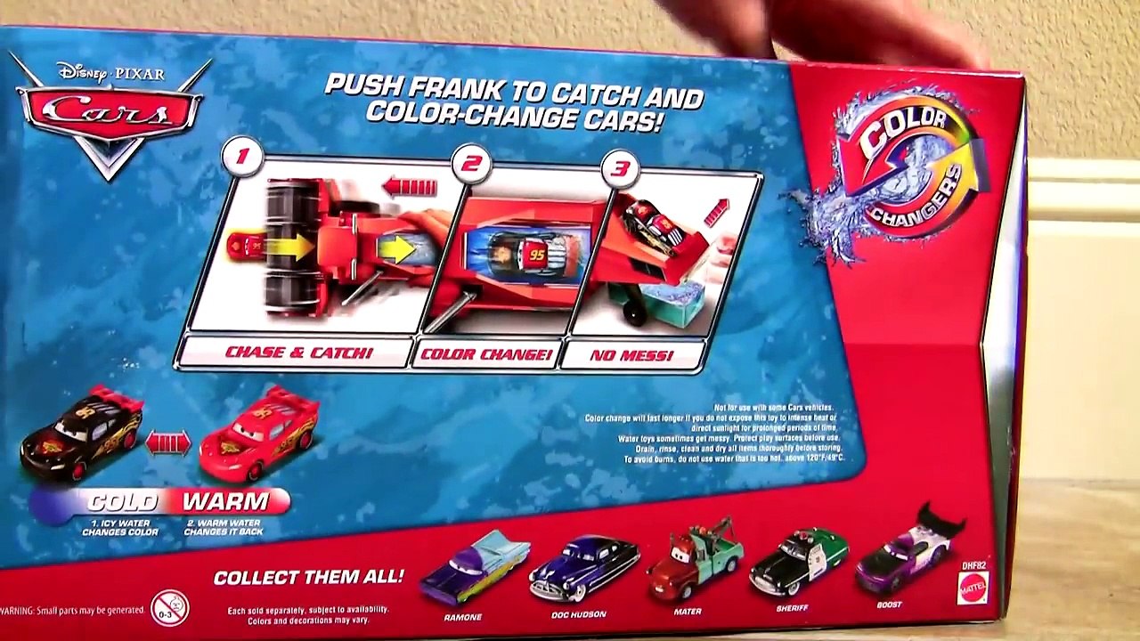 Trator Frank Comeu o Relâmpago McQueen | CARS Frank Color Changers Filme Disney Carros em Portugues