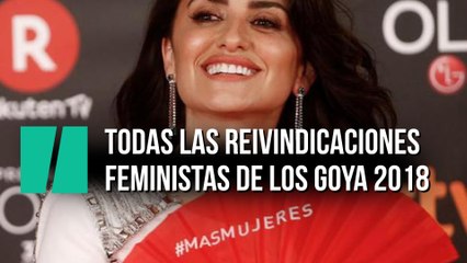 Download Video: Todas las reivindicaciones feministas de los Goya 2018