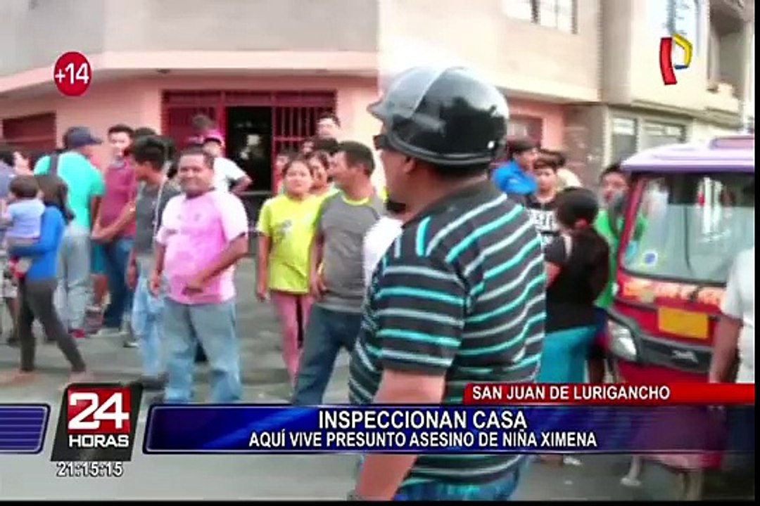 Policía inspecciona casa de presunto asesino de niña que fue calcinada en SJL