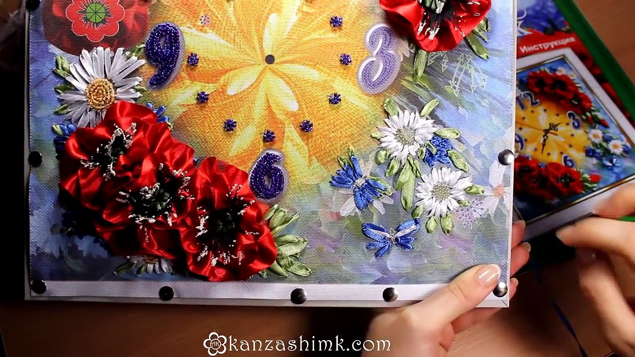 Вышивка Лентами и Бисером / Мастер класс / Embroidery, ribbons and beads