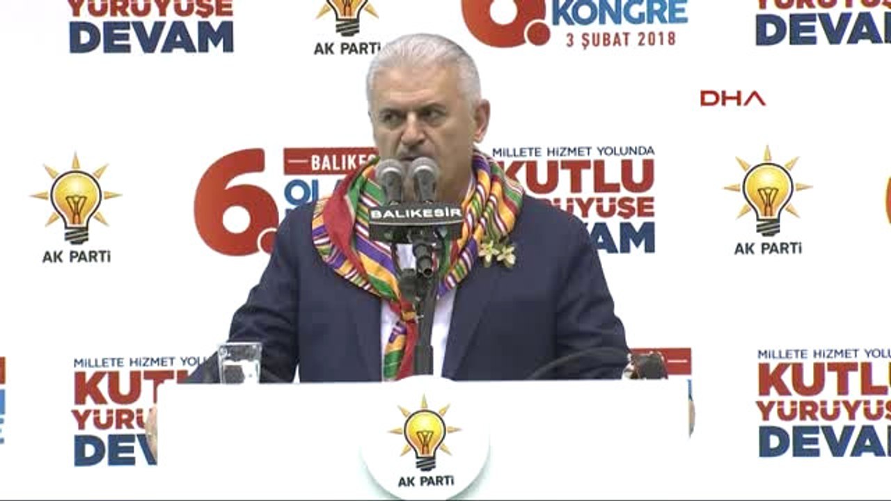 Başbakan Yıldırım AK Parti Balıkesir İl Kongresine Katıldı
