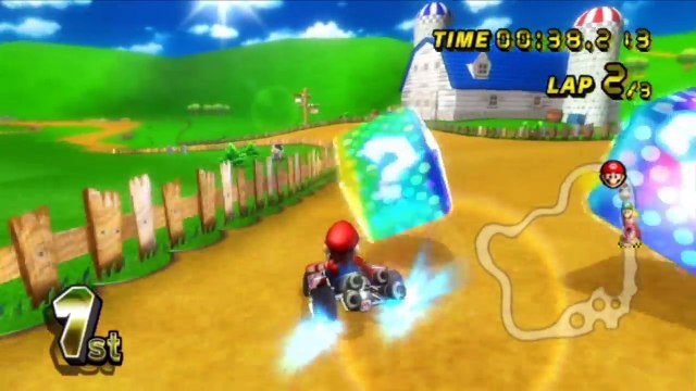 Mario Kart Wii - 150cc Mushroom Cup Grand Prix (Mario Gameplay)