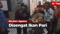 Menteri Agama Lukman Hakim Disengat Ikan Pari