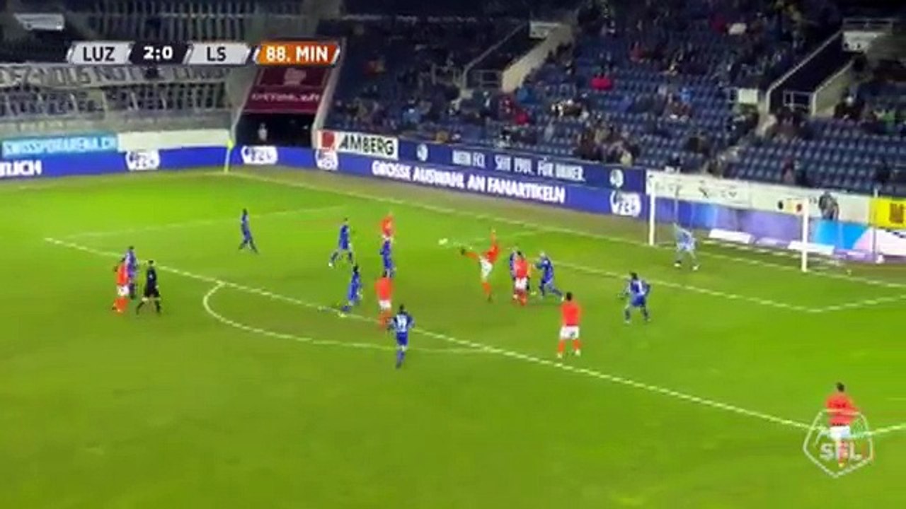 Luzern 2:1 Lausanne ( Swiss Super League 3 February 2018)