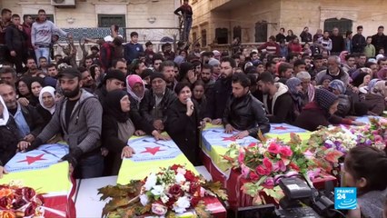 Colère après l''exhibition du corps mutilé d''une combattante kurde en Syrie