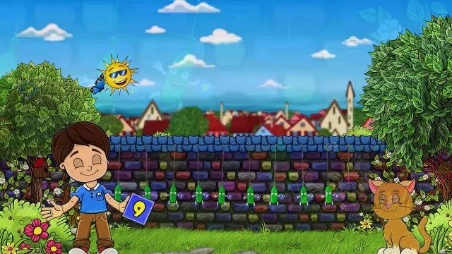 10 butelek zawieszonych jest - Piosenki dla dzieci