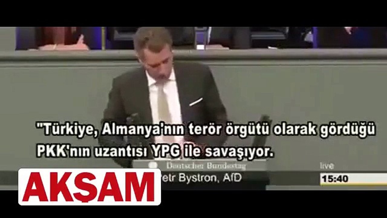 Alman Meclisinde Zeytin Dalı tartışması