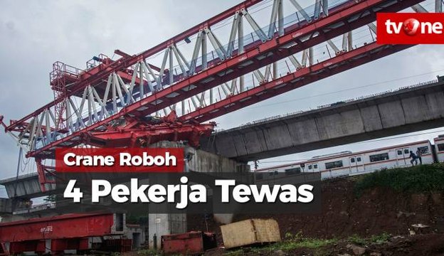 Crane Roboh, Empat Pekerja Meninggal Dunia