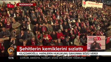 Şehitlerin kemiklerini sızlattı