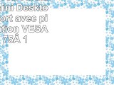 DIGITUS 90360 multifonctions Mini Desktop PC support avec pince de fixation VESA 75 x