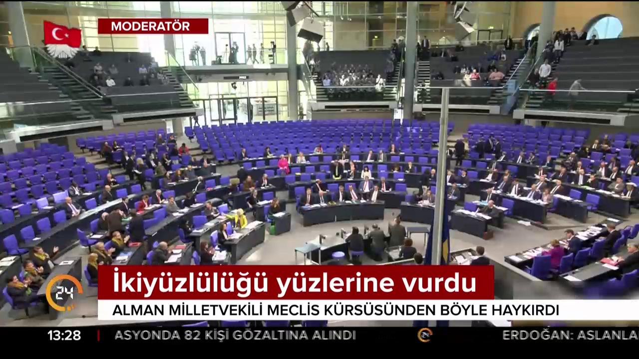 Meclis kürsüsünden sert tepki gösterdi