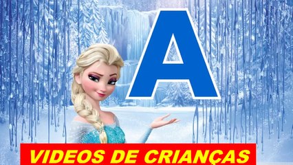 Alfabeto da Frozen Para Crianças DESENHO animado o alfabeto