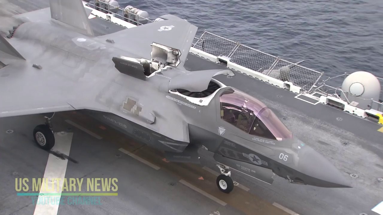 F-35B vs AV-8B Harrier II Short Takeoff & Vertical Landing