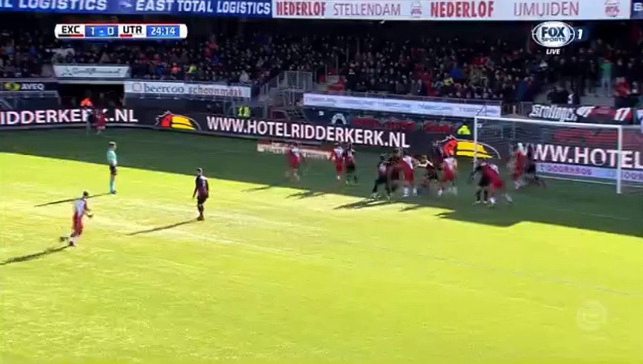Mark van der Maarel Goal HD - Excelsior 1-1 Utrecht 04.02.2018