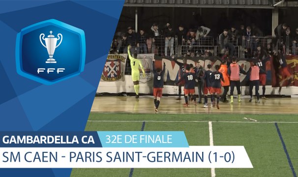 Coupe Gambardella Crédit Agricole : 32es, SM Caen 1-0 Paris SG (résumé) I FFFTV