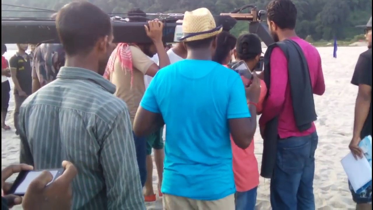 পরি মনির শুটিং - Bangla Movie Shooting - pori monir shooting