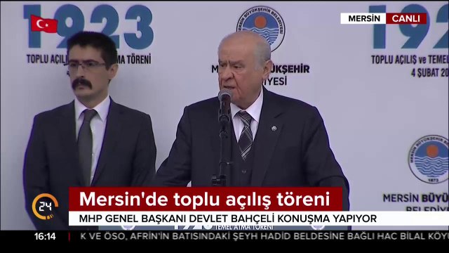 Mersin'de toplu açılış töreni