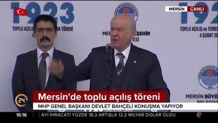 Mersin'de toplu açılış töreni