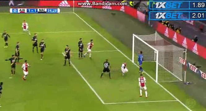 Van De Beek Goal - Ajax 1-1 NAC Breda 04.02.2018