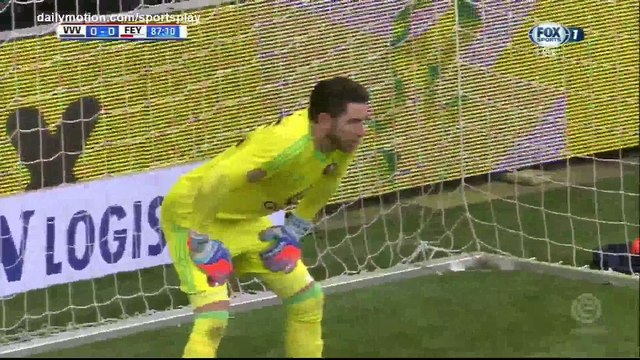 Clint Leemans penalty Goal HD - Venlo 1 - 0 Feyenoord - 04.02.2018 (Full Replay)