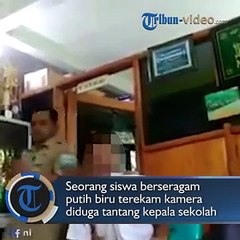 Usai Kasus Guru Tewas Dihajar Murid Kini Beredar Video Siswa Diduga Tantang Kepsek Sampai Buka Baju