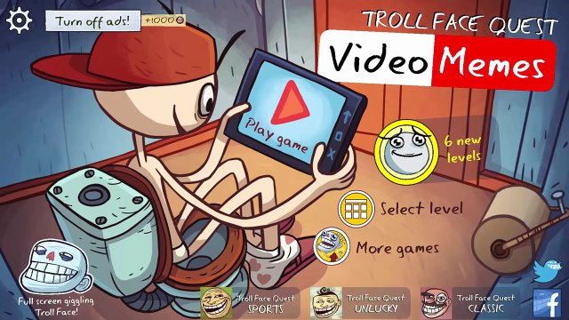 Troll Face Quest Video Memes - New Levels 1-48 + Secret Level Walkthrough - Funny Trolling Moments