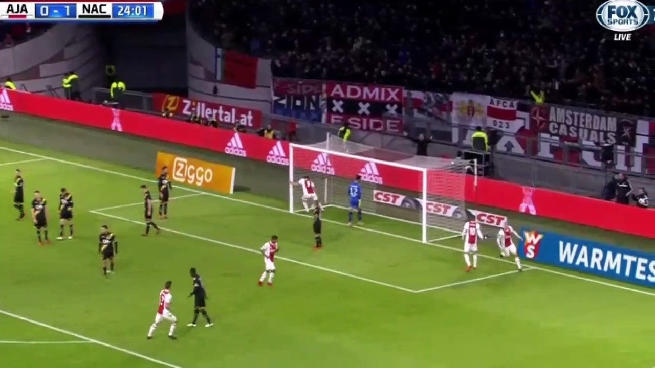 Donny van de Beek  Goal HD - Ajax 1 - 1 Breda - 04.02.2018 (Full Replay)