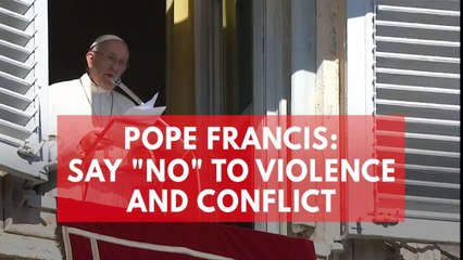 Download Video: Pope Francis urges end to worldwide violence and conflict