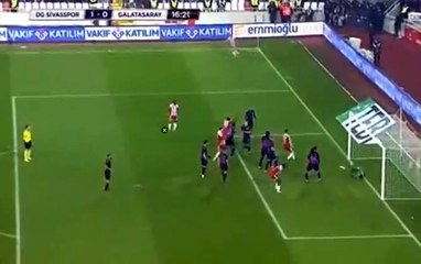 1-0 Delvin N'dinga Great GOAL  HD - Sivasspor vs Galatasaray - 04.02.2018 HD