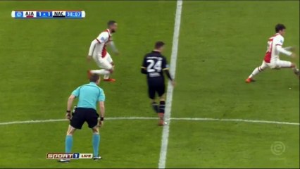 David Neres Goal vs NAC Breda (2-1)