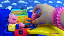 UNBOXING PEPPA PIGS LITTLE CAMPERVAN - STORY WITH MAMA PIG PEPPA PIG & GEORGE S SWIMMING LESSONS