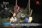 Huarochirí: Dos menores de edad heridos tras explosión