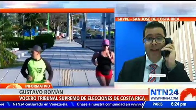 “No tenemos reportes de incidencias que ameriten intervención directa del Tribunal Supremo de Elecciones”: vocero Gustavo Román sobre comicios en Costa Rica Configurar NOTICIAS | AMÉRICA LATINA