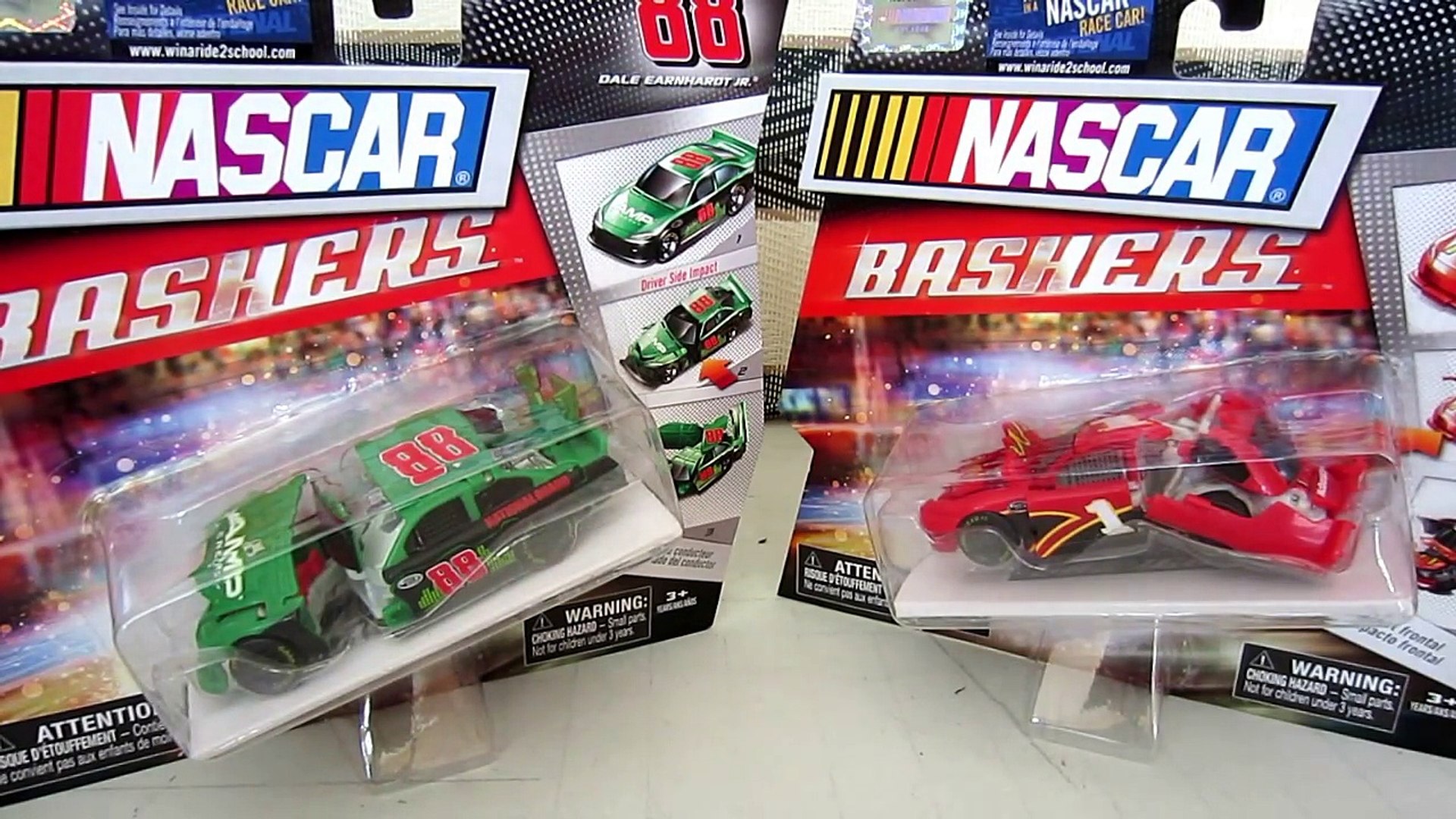 Far Out Toys NASCAR Crash Circuit Vehicles (Pack of 2) | Electric Powered  Cars, 2 Flash Chargers | Race, Wreck, and Rebuild! | Capture The Momentum