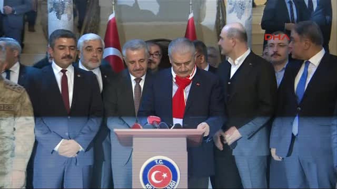 Kilis Başbakan Yıldırım Kilis'te Açıklamalarda Bulundu