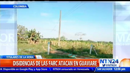 Ataque de las disidencias de las FARC contra una torre de energía dejó sin luz a 22 mil personas en Colombia