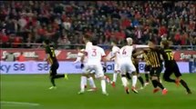 1-1 Το εντυπωσιακό γκολ του Τσιγκρίνσκι - Ολυμπιακός 1-1 ΑΕΚ - 04.02.2018