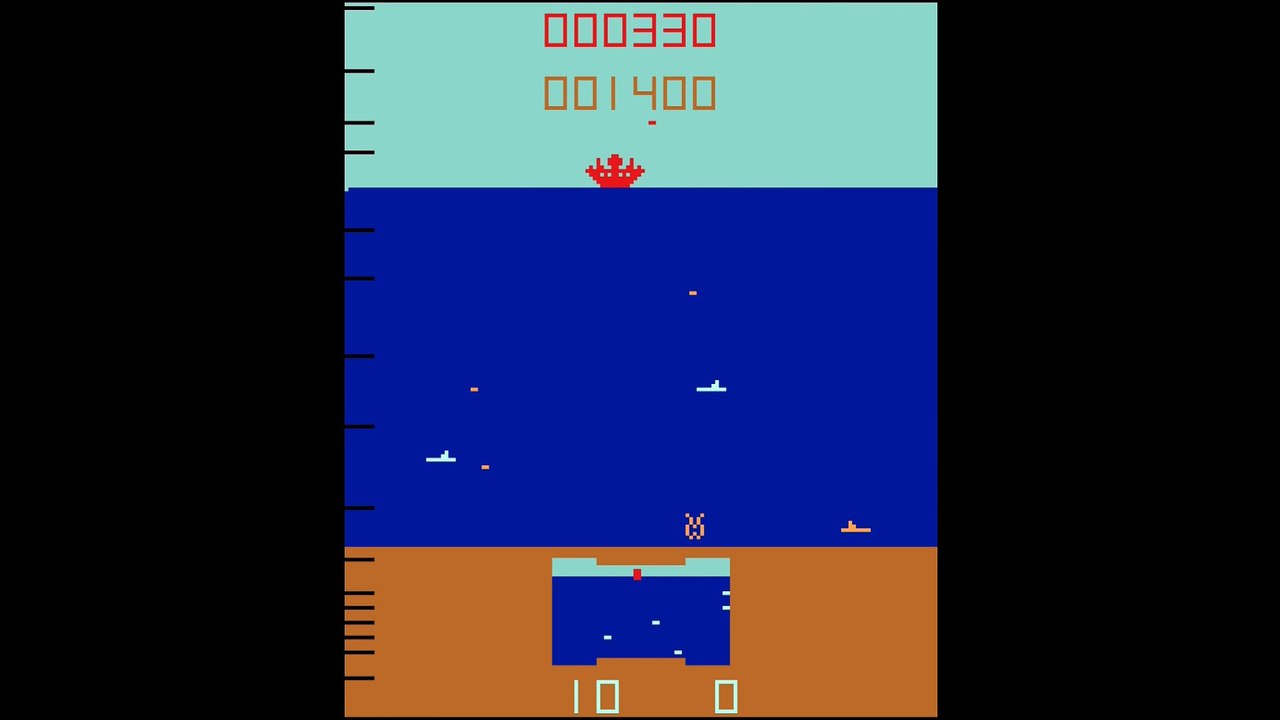 Sub Scan (Deep Scan) - Atari 2600 (1080p 60fps)