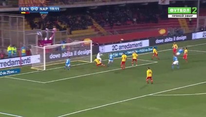 Dries Mertens Goal HD - Benevento	0-1	Napoli 04.02.2018