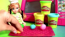 Aprenda Fazer Biscoitos no Forninho da Barbie com a Boneca Anna Disney Frozen Oven em Portugues BR