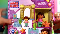 Dora a Aventureira Mega Blocks 3031 As Aventuras da Sereia Dora com Sereia Ariel em Portugues BR