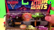Cars 2 Action Agents Carros Espiões Com Lançador Holley Acer Espião Agente Secreto Disney Pixar