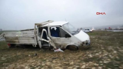 Tekirdağ Maden İşçilerini Taşıyan Kamyonet Takla Attı: 7 Yaralı