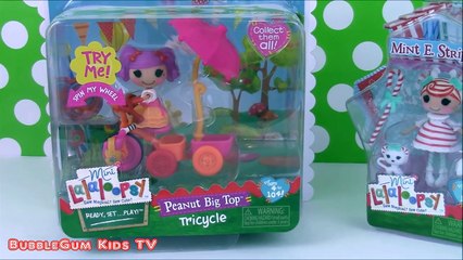 Lalaloopsy Minis Mint. E. Stripes and Peanut Big Top Ready Set Play- Trike!