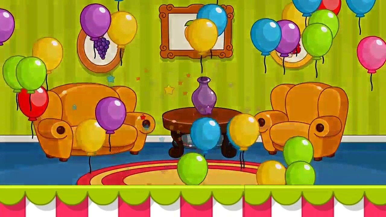 Renkli Toplar İle Türkçe Renkleri Öğreniyorum Eğitici Çocuk Filmleri sirinler Sevimli ayicik