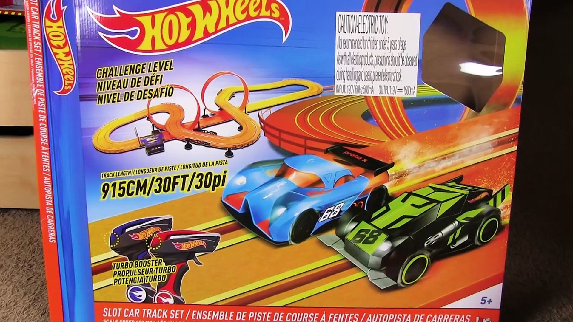 hot wheels 30 ft slot track