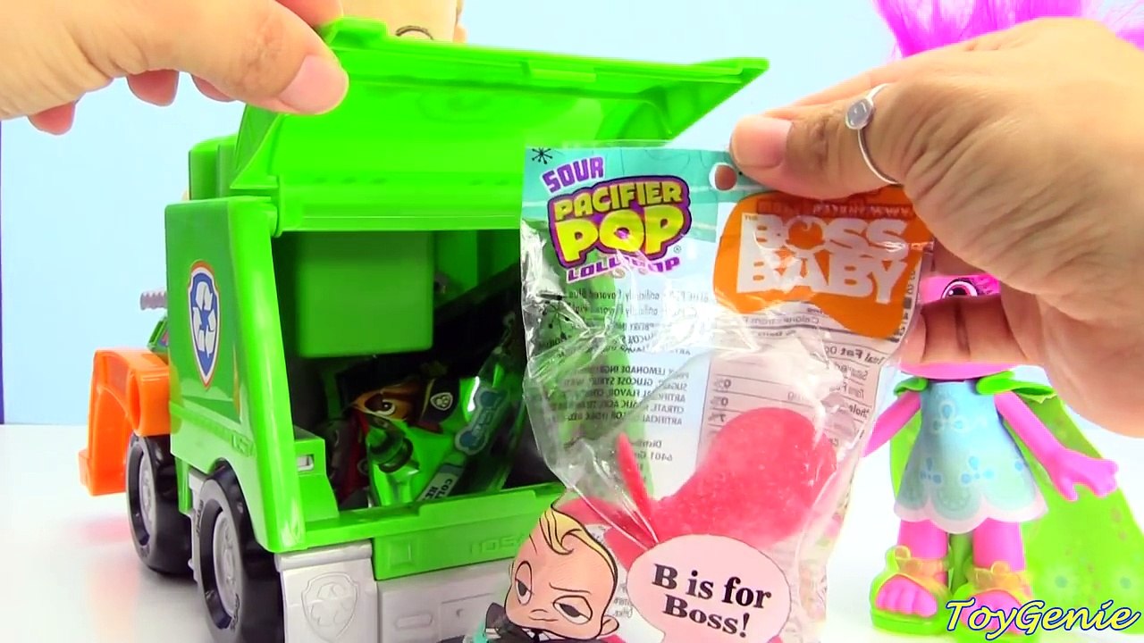 Boss Baby Recycle Surprises with Magical Paw Patrol Ionix Dump Truck