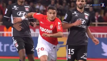 Roni Lopez Goal - AS Monaco 3-2 Lyon 04-02-2018
