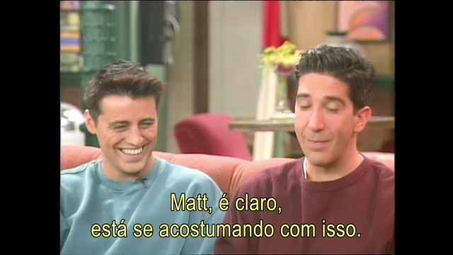 #Friends | Entrevista David Schwimmer e Matt LeBlanc - 1995