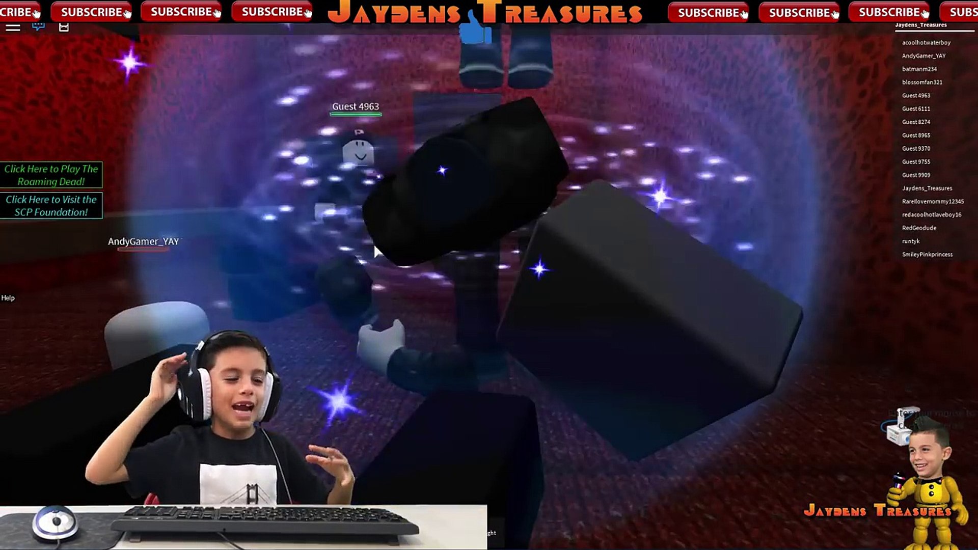 Five Nights At Freddys At Chuck E Cheese Jayden Plays Roblox Game Clown Jump Scare Fnaf Cec Video Dailymotion